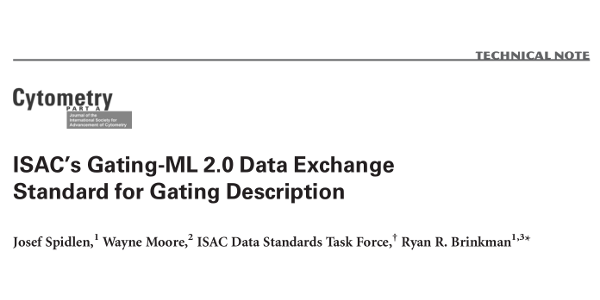 ISAC’s Gating-ML 2.0 Data Exchange Standard for Gating Description