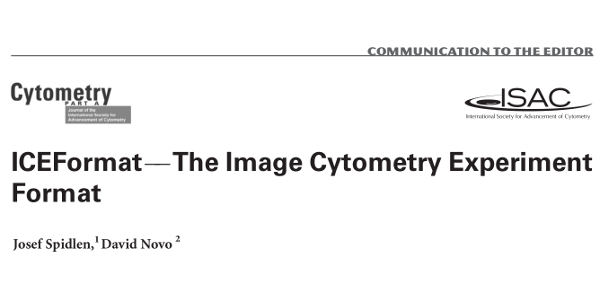 ICEFormat - The Image Cytometry Experiment Format